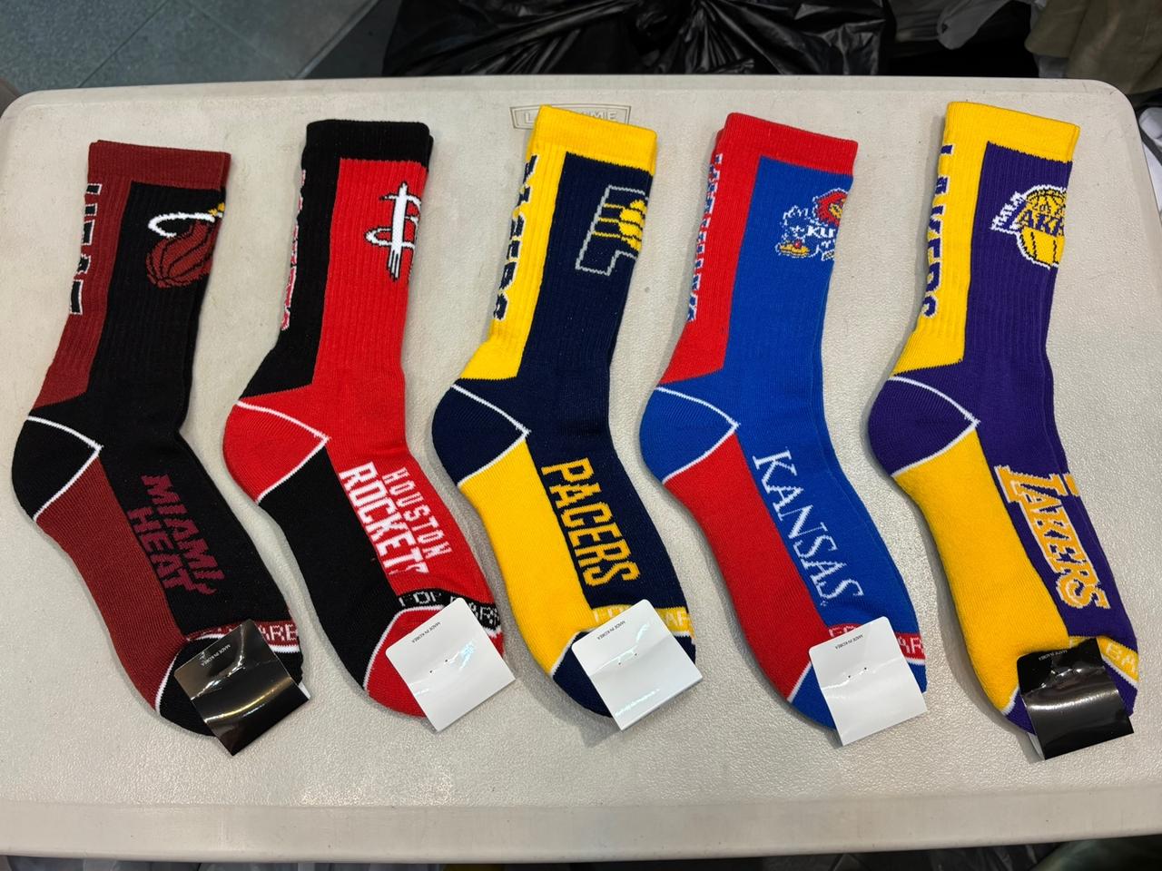 NBA 남성 스포츠양말 / 새상품 3켤레 칼라양말 남친선물