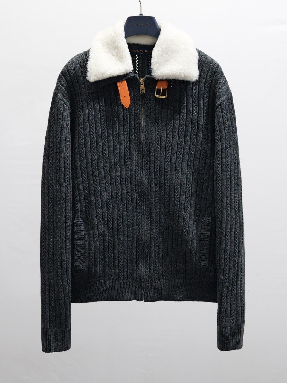 루이비통 남여공용 니트 자켓