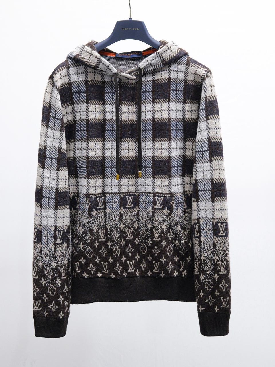 루이비통 남여공용 양모 후드티