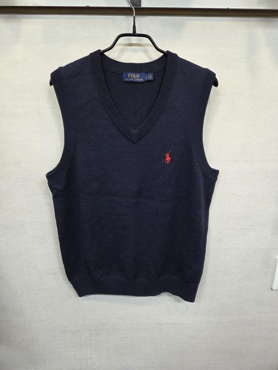 폴로랄프로렌 니트 조끼 다크네이비 Lg