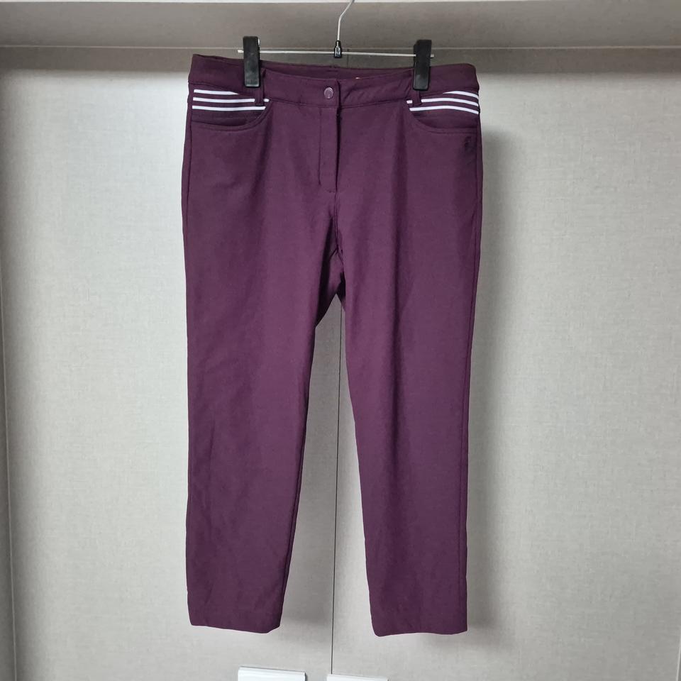 30)마코 여성 여성 퍼플 기모 팬츠