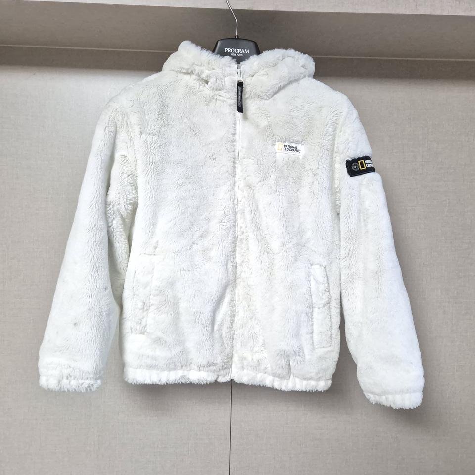 130)내셔널지오그래픽 N214KFT140 키즈 페이크퍼 후드 풀집업 