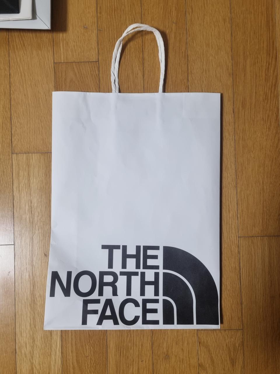 노스페이스 쇼핑백 (흰색)