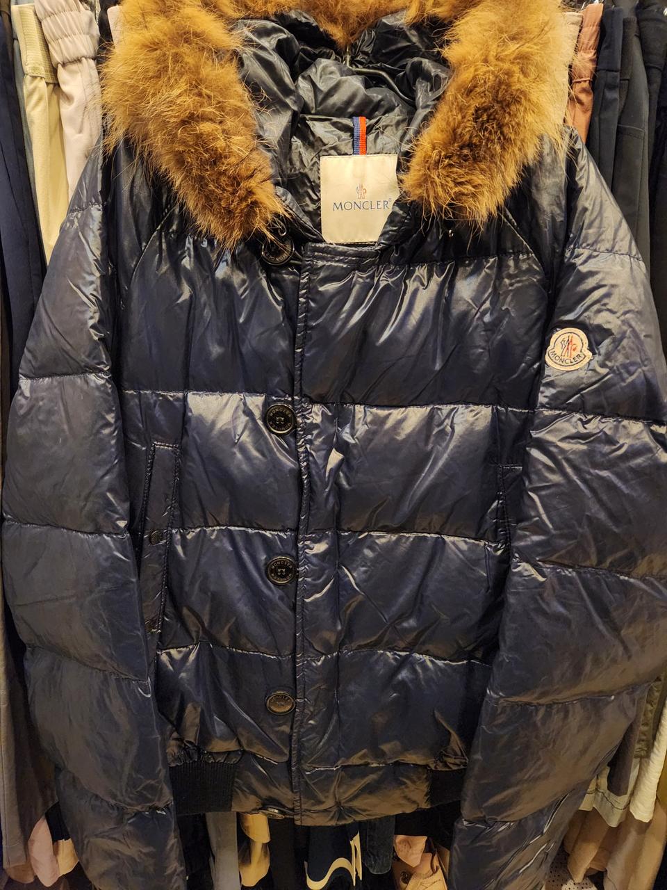 구형 몽클레어 네이비 패딩