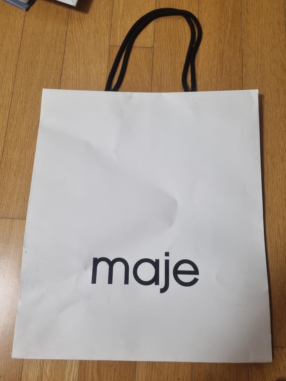 마쥬 maje 쇼핑백 화이트