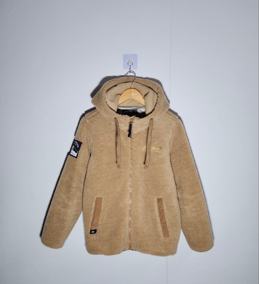 [에디바우어] 95 남 뽀글이후드집업 플리스자켓