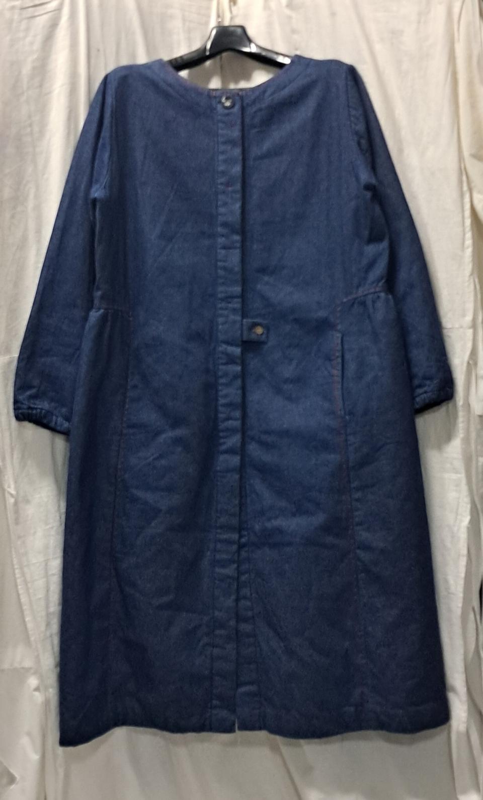 shamale 본딩 면 데님 원피스