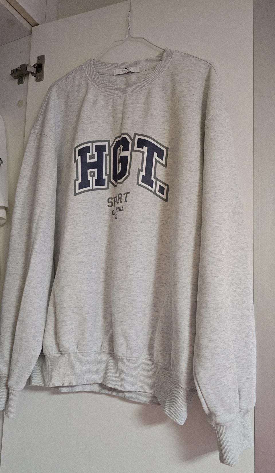 행텐 멜란지그레이 맨투맨 L(남여공용.상태 최상!)