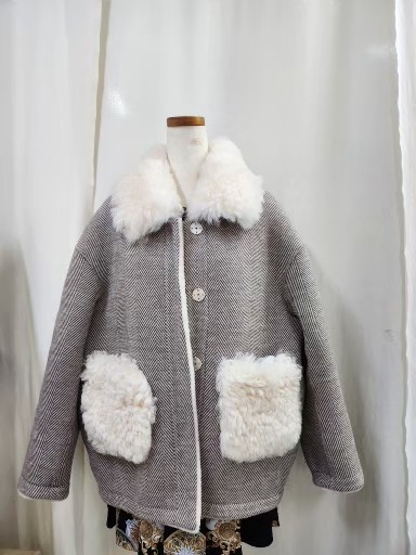 진도양모자켓66(반가슴57)상태최상 택포59000