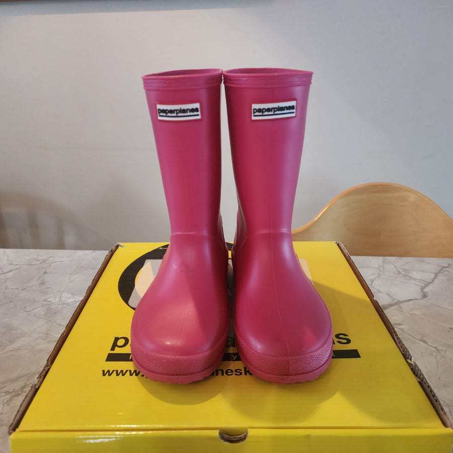핫핑크 레인부츠 220사이즈