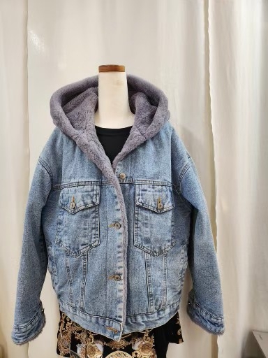 레코브보아털청자켓F(반가슴58)상태최상 택포29000