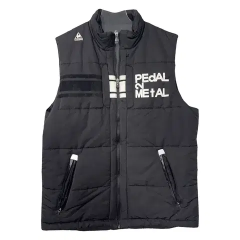 르꼬끄 스포츠 프린팅 블랙 패딩 조끼 L/100