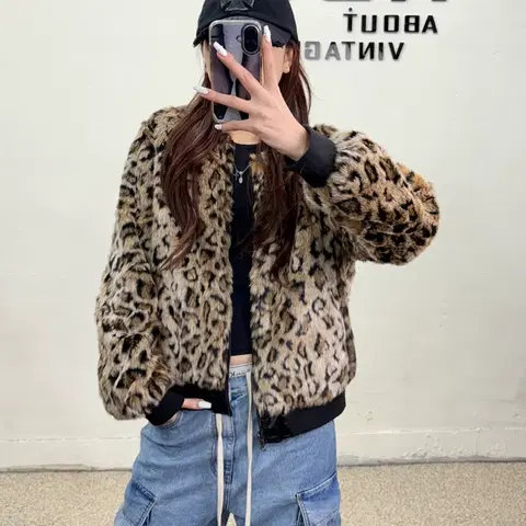 리버시블 퍼 항공점퍼