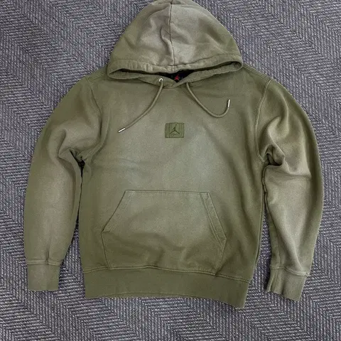 조던 워싱 후드티 카키