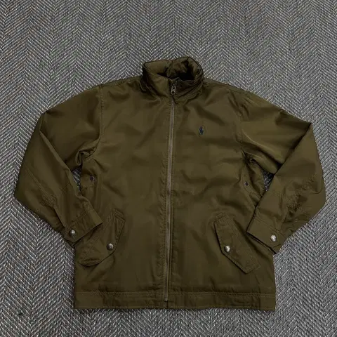 폴로 봄버자켓 카키브라운