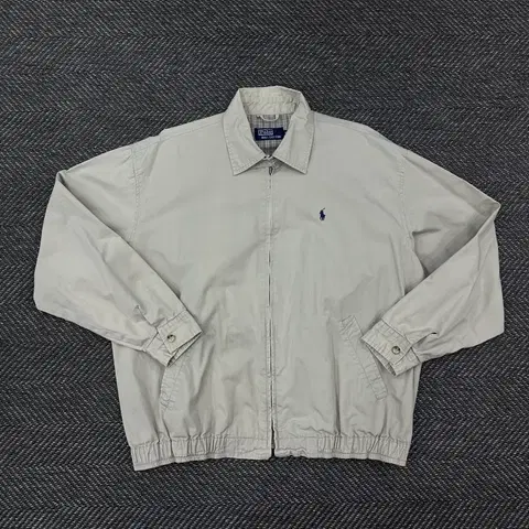 폴로 그레이 집업 M