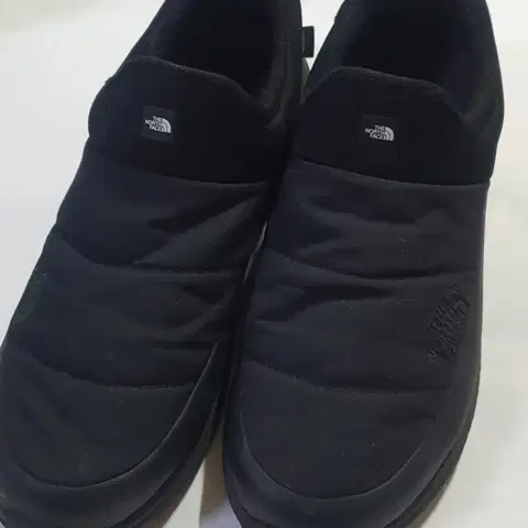 노스페이스 뮬 슬립온 방한용 구스 패딩화 270 블랙 이미지참조 구제