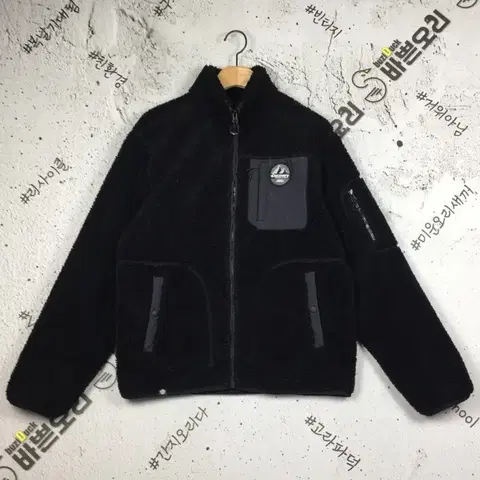 디스커버리 뽀글이 후리스 플리스 자켓 블랙 95 3400146