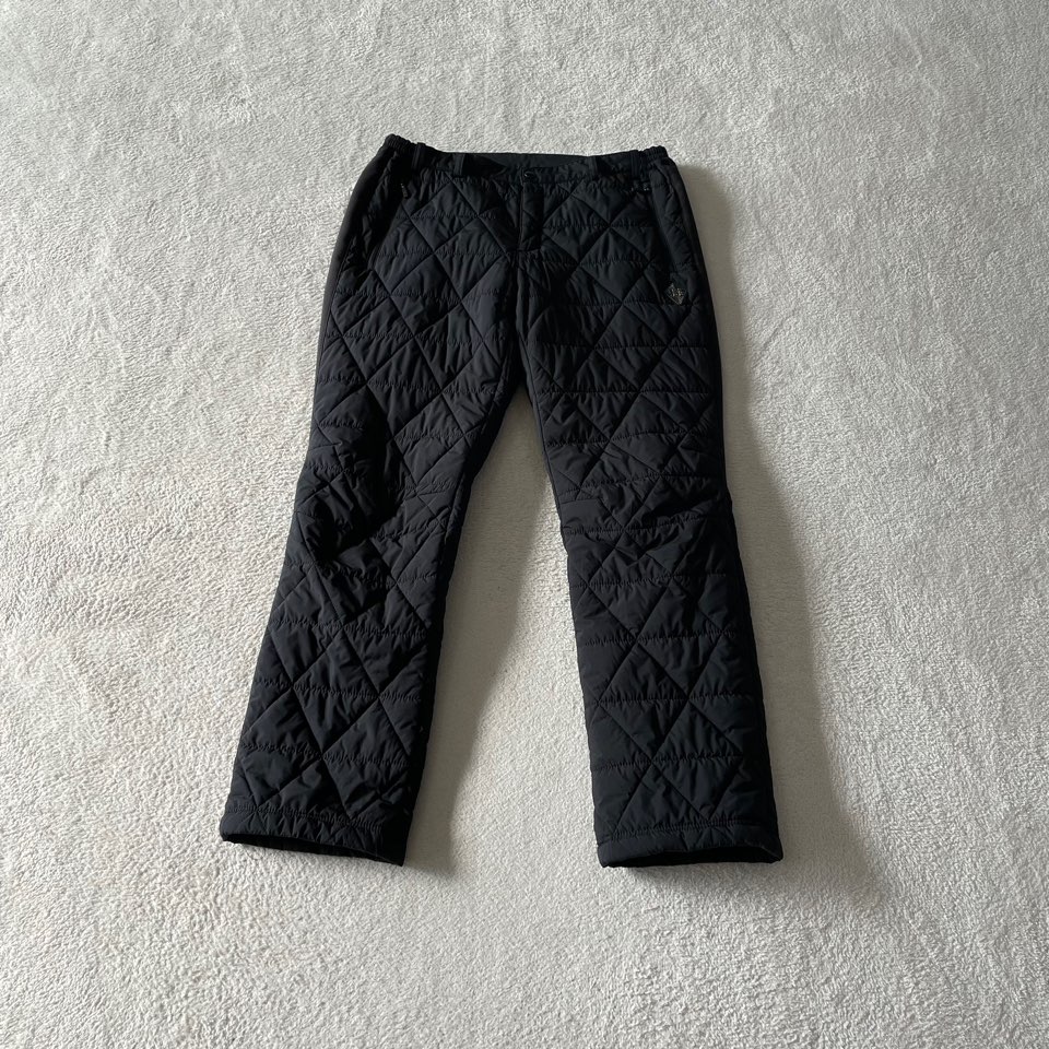 34 코오롱 퀼팅 패딩바지 남성