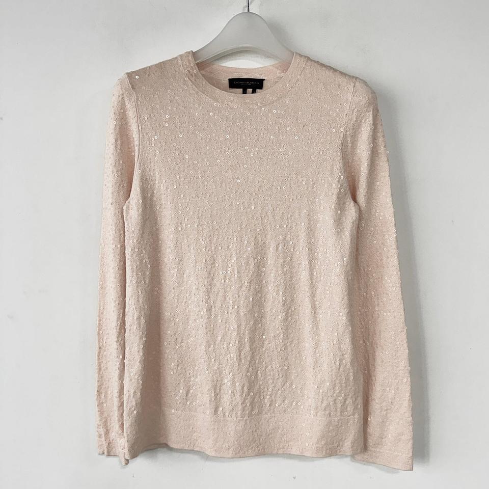 도나 캐런 DKNY 스팽글 니트 탑