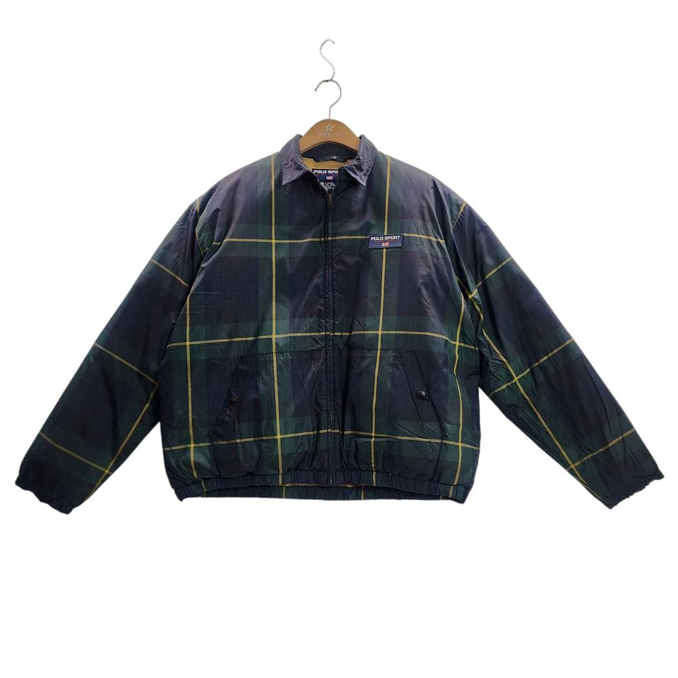 [M] 폴로스포츠 랄프로렌 빈티지 타탄 체크 다운 자켓