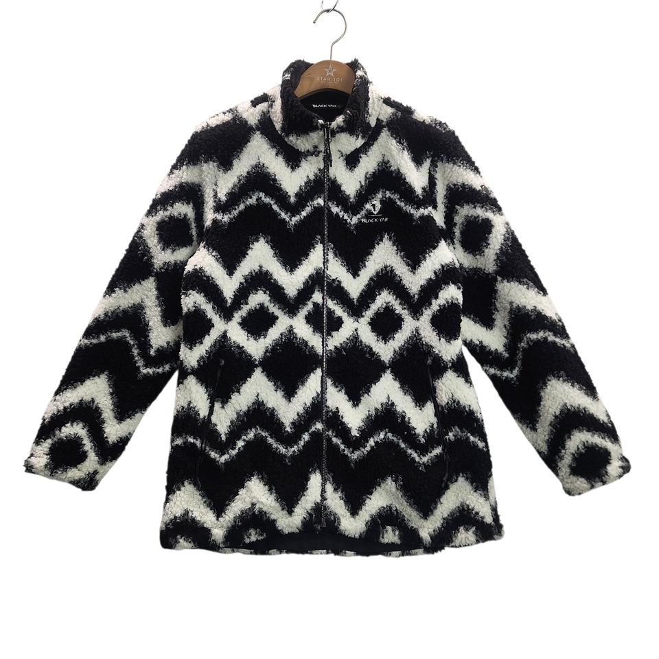 [95] 블랙야크 여성 패턴 플리스 집업 자켓