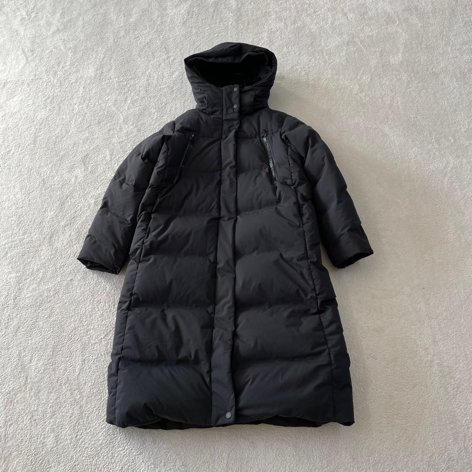 90 디스커버리 여성 덕다운 롱패딩