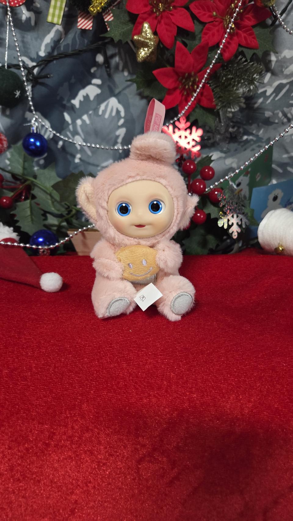 핑크 털애기 키링