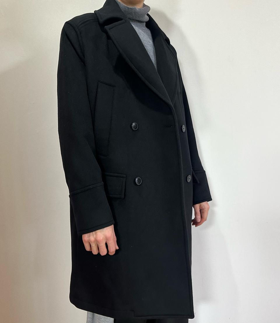 (새상품) Kai-aakmann 블랙 울코트