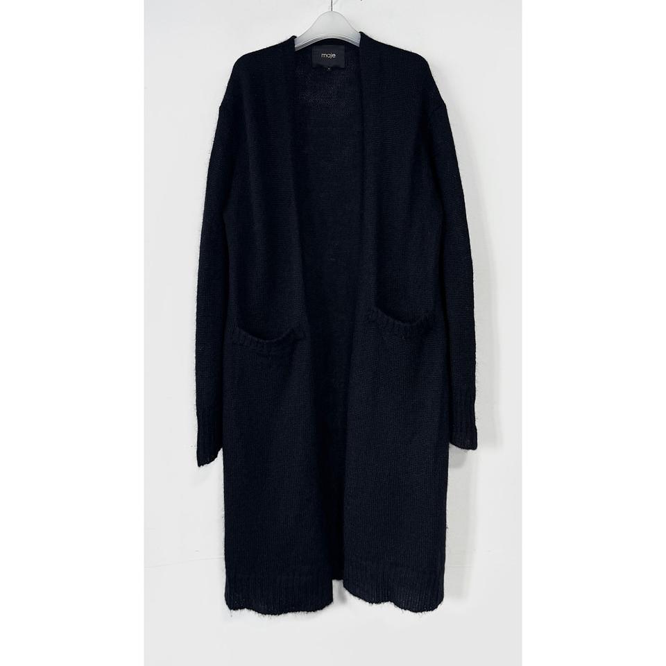 마쥬 maje 모헤어 울 롱 가디건
