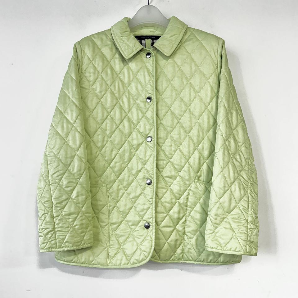 버버리 라임 퀼팅 자켓