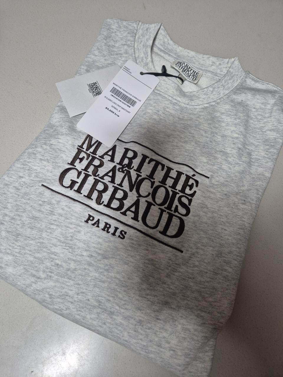 마리떼 여성 숏 맨투맨 M  (새상품)