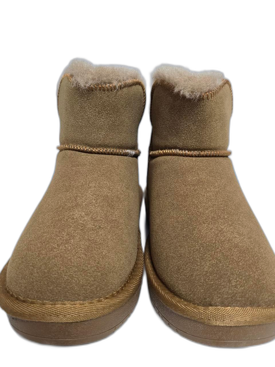 털 부츠 밤색 35(225)새상품