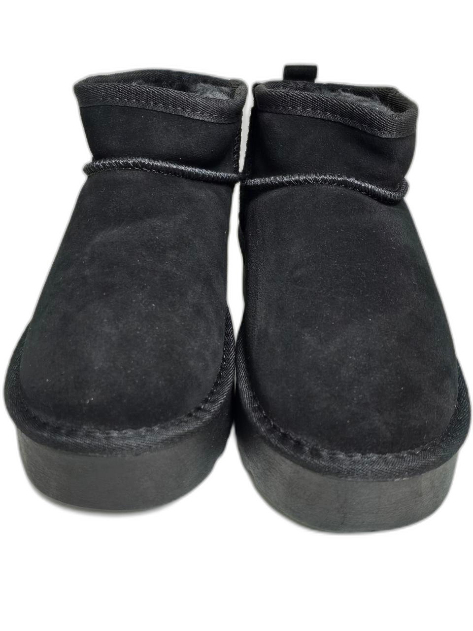 블랙 털 안감 숏 부츠 230 새상품