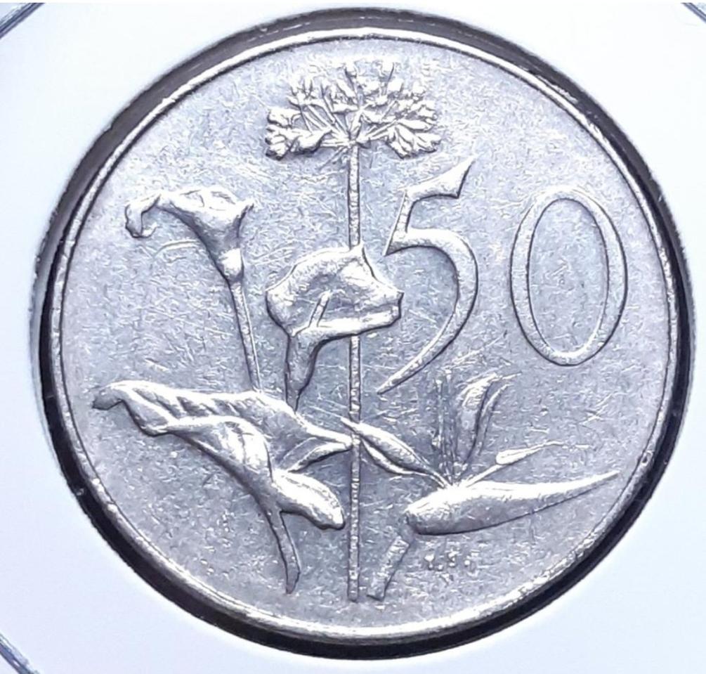 남아프리카 공화국 1968년 50센트 대형주화.외국주화 주화 화폐 동전
