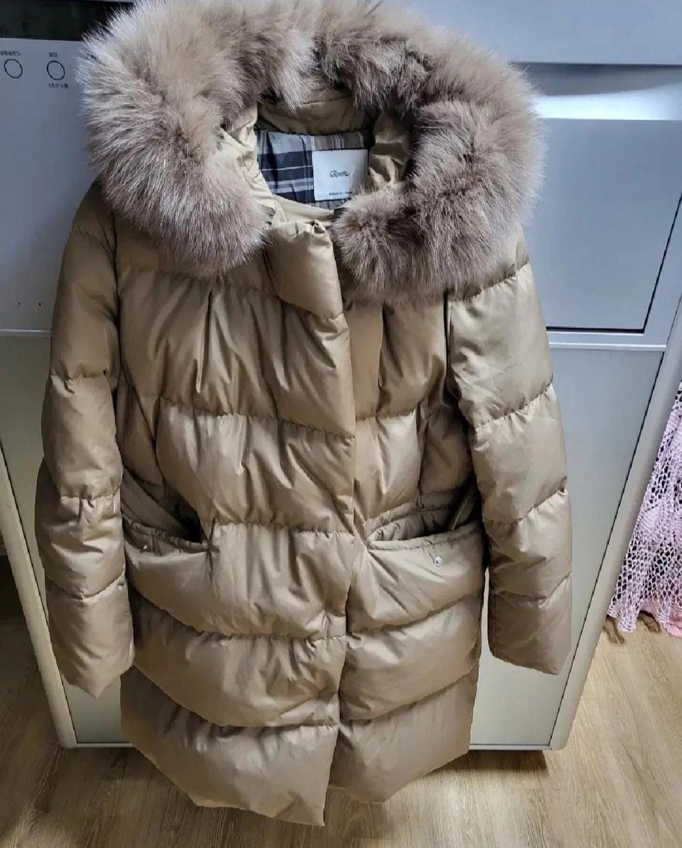 95 폭스털 롱 패딩