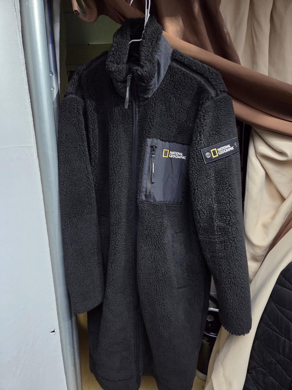 내쇼널지오그래픽 뽀글이 롱 쟈켓XL