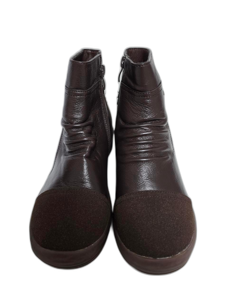 기모 안감 브라운 여성 앵클 부츠 240 새상품