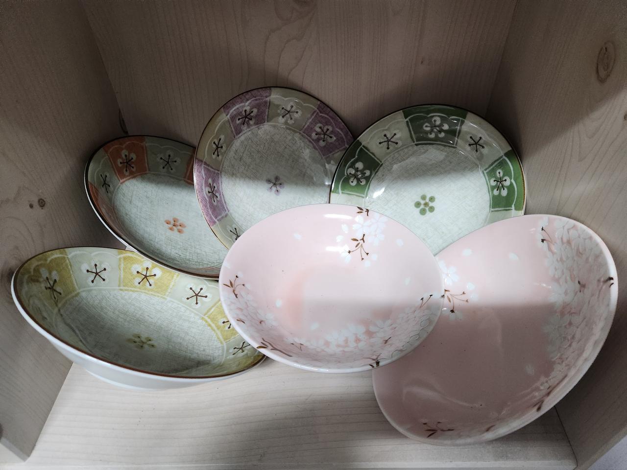 일본풍 접시  6장