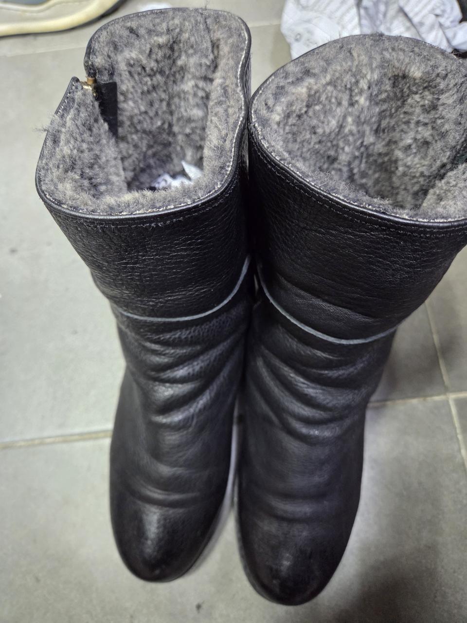 천연 양가죽털 롱부츠245