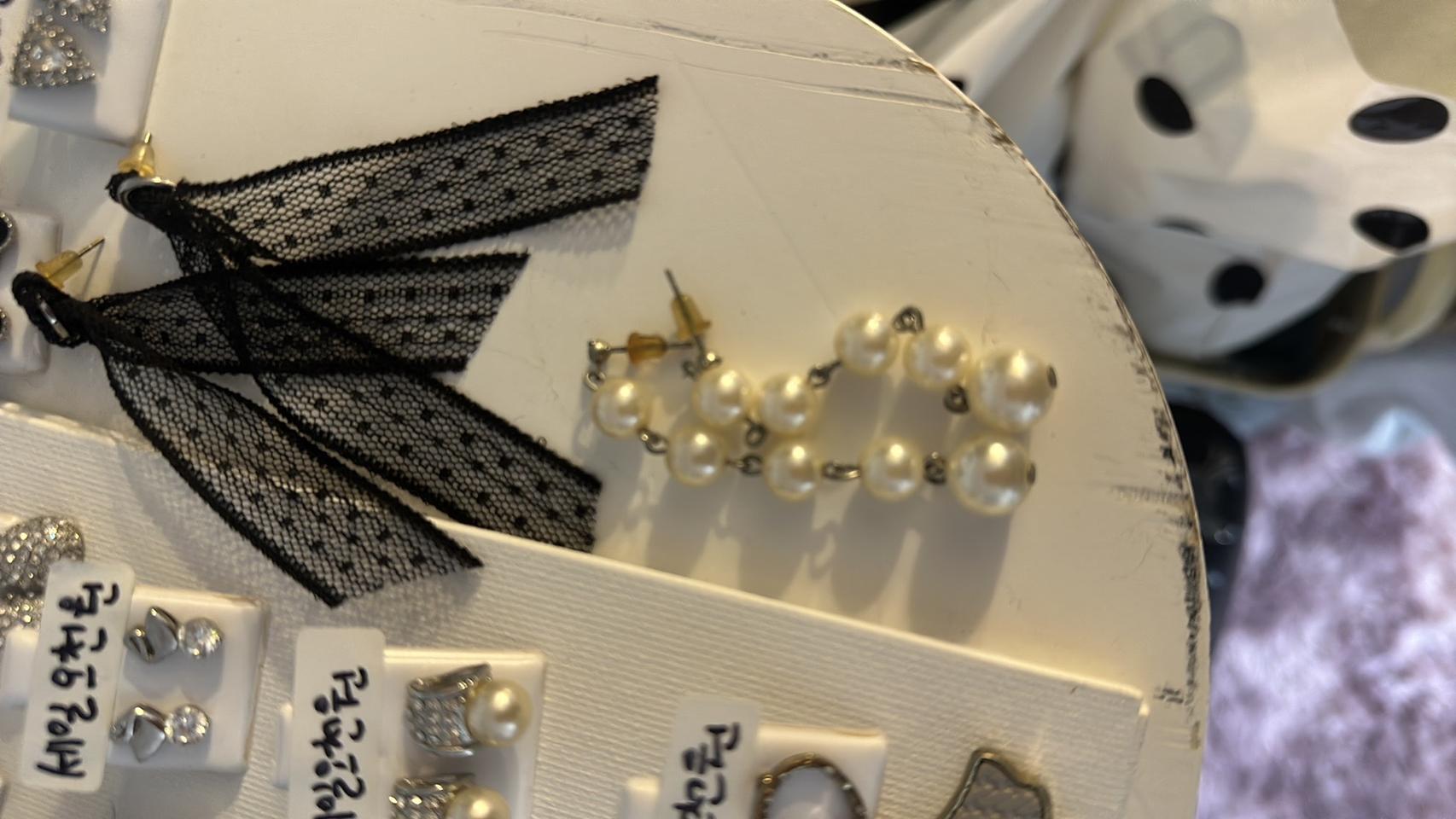 진주 드롭 귀걸이 세일