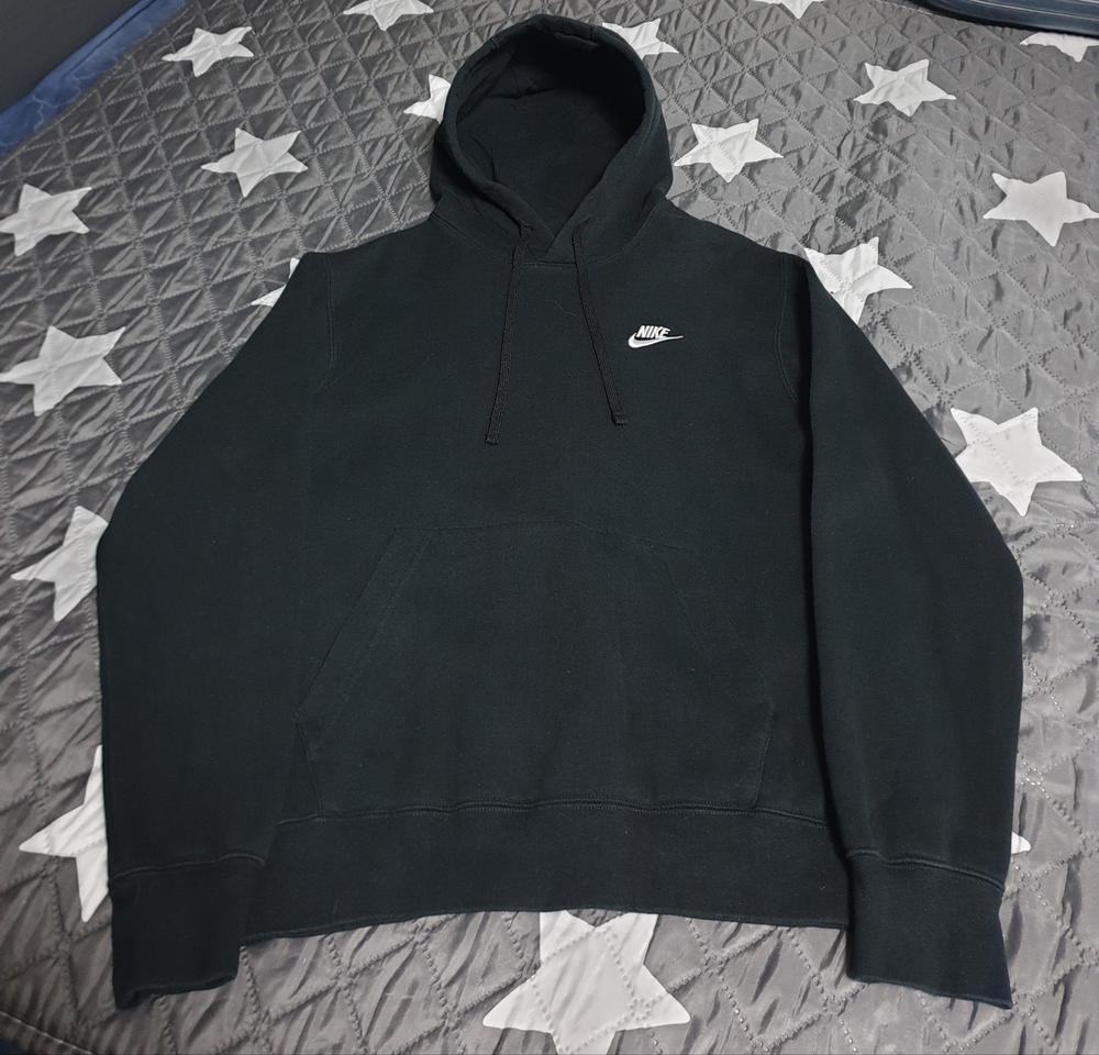 나이키 NSW클럽 기모후드티 블랙 (M)