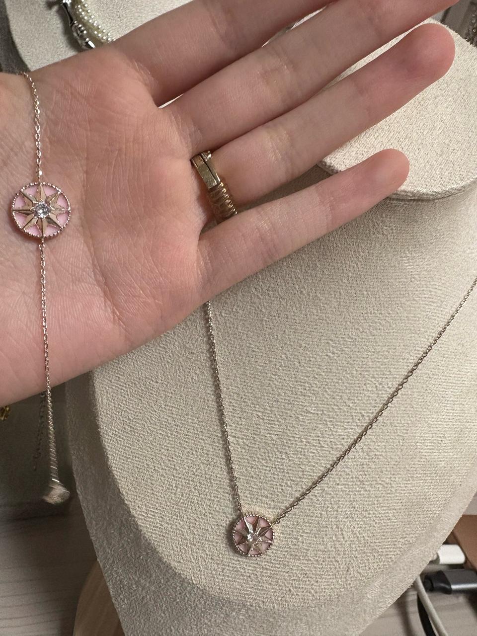 은도금 목걸이 팔찌 세트