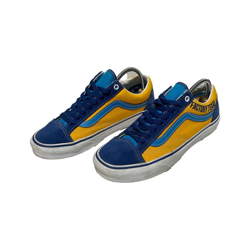 반스 올드스쿨 FACTORY TEAM 운동화 네이비/옐로우