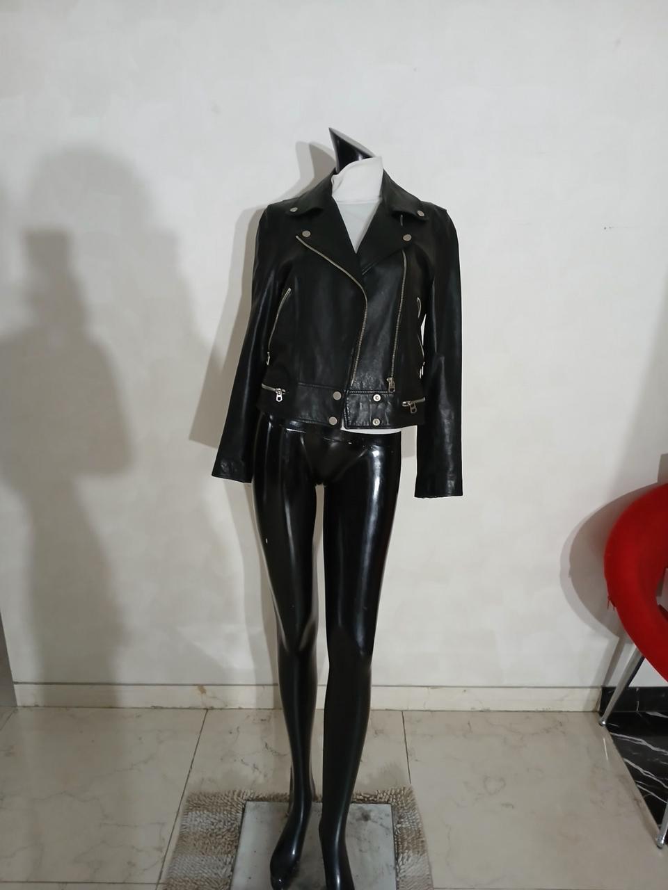 산드로 천연양가죽 집업 자켓 44~55