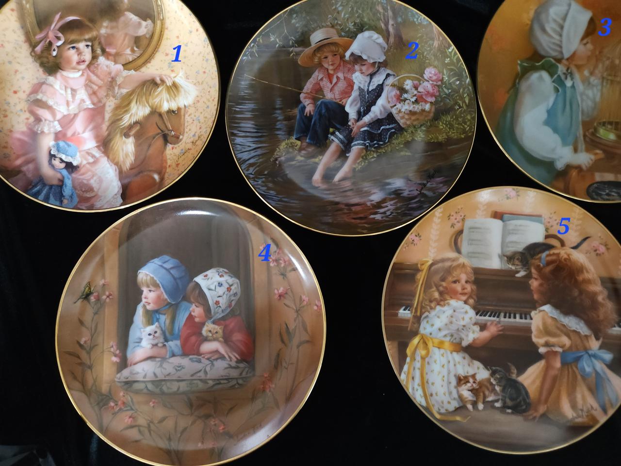 산드라 쿡 장식접시 5종