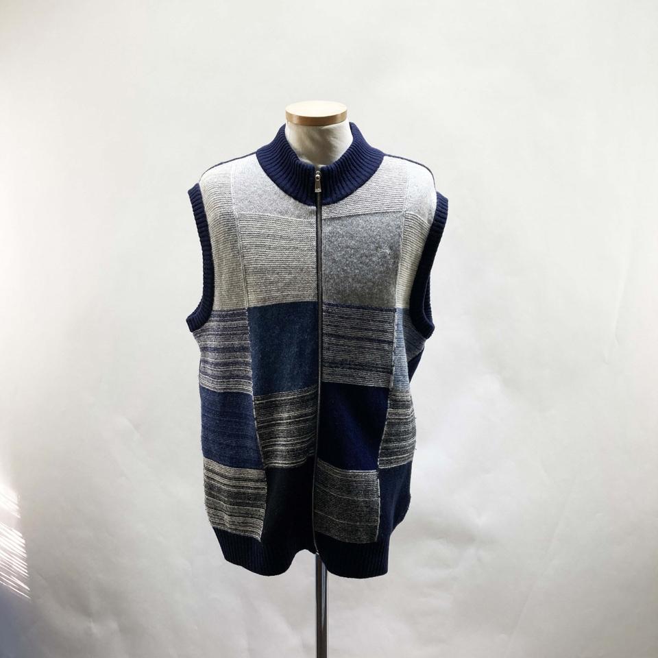 루이까스텔 남성니트 집업조끼 110추천 진스센스