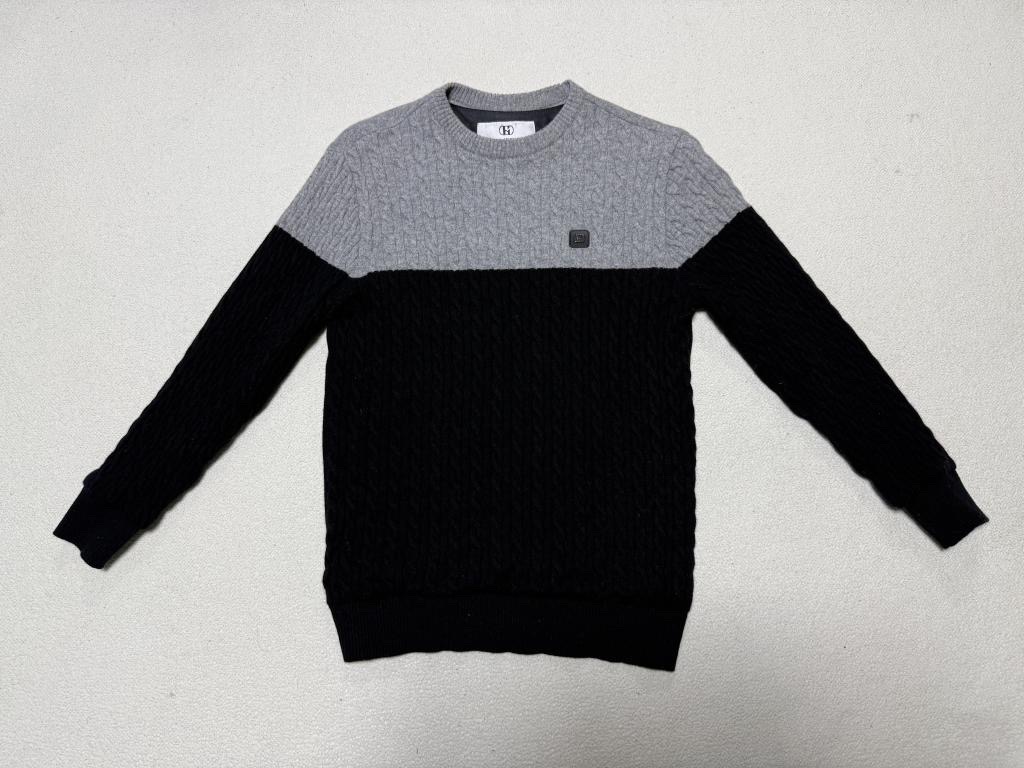 헤지스 골프 겨울용 방풍 울 스웨터 남성용 95사이즈