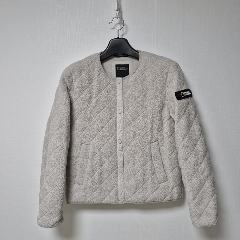 1619 내셔널지오그래픽 여성90 U넥 퀼팅자켓 브랜드빌