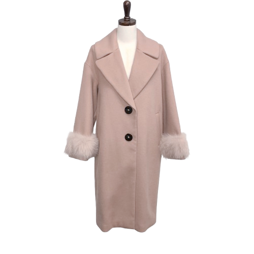 듀엘 울캐시미어 코트/여성55/칠팔구제